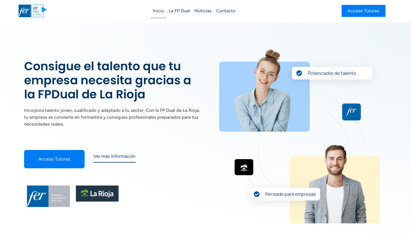 Plataforma Digital y Campus para FP Dual de La Rioja